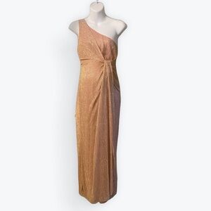 Shimmery rose formal dress